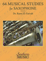 cover 64 Musical Studies for Saxophone cover